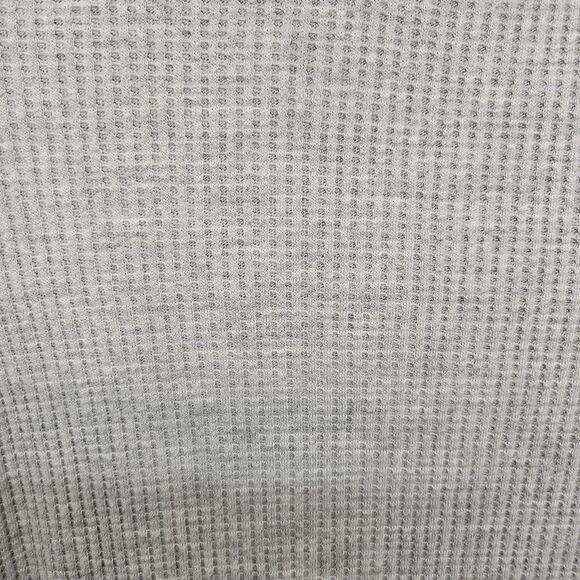 Skims Mens XL Waffle Long Sleeve Top Light Heather Gray Soft Cozy Base Lounge - Picture 7 of 7